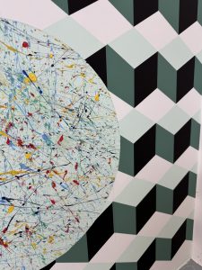 Wandgestaltung und Malerarbeiten in Erlangen mit Farbe und Holz, individuelle Innenraumgestaltung und dekorative Techniken, 3D